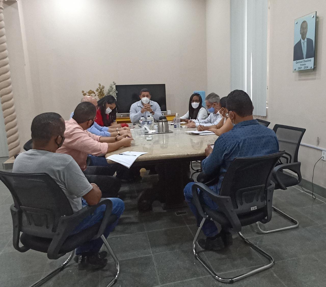 Prefeitura realizou, nesta sexta-feira (18), primeira rodada de negociação com Sindicato dos Servidores Públicos Municipais
