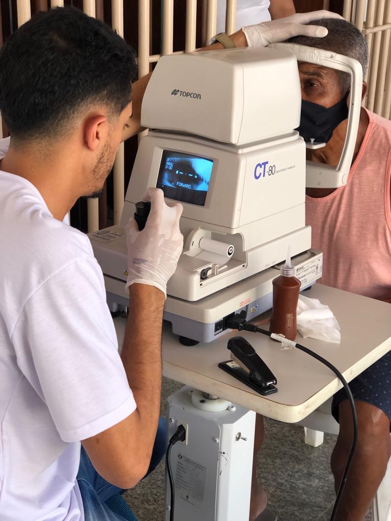 Prefeitura, em parceria com Secretaria de Saúde do Estado (SESAB), realizou atendimento de 381 pacientes com Glaucoma