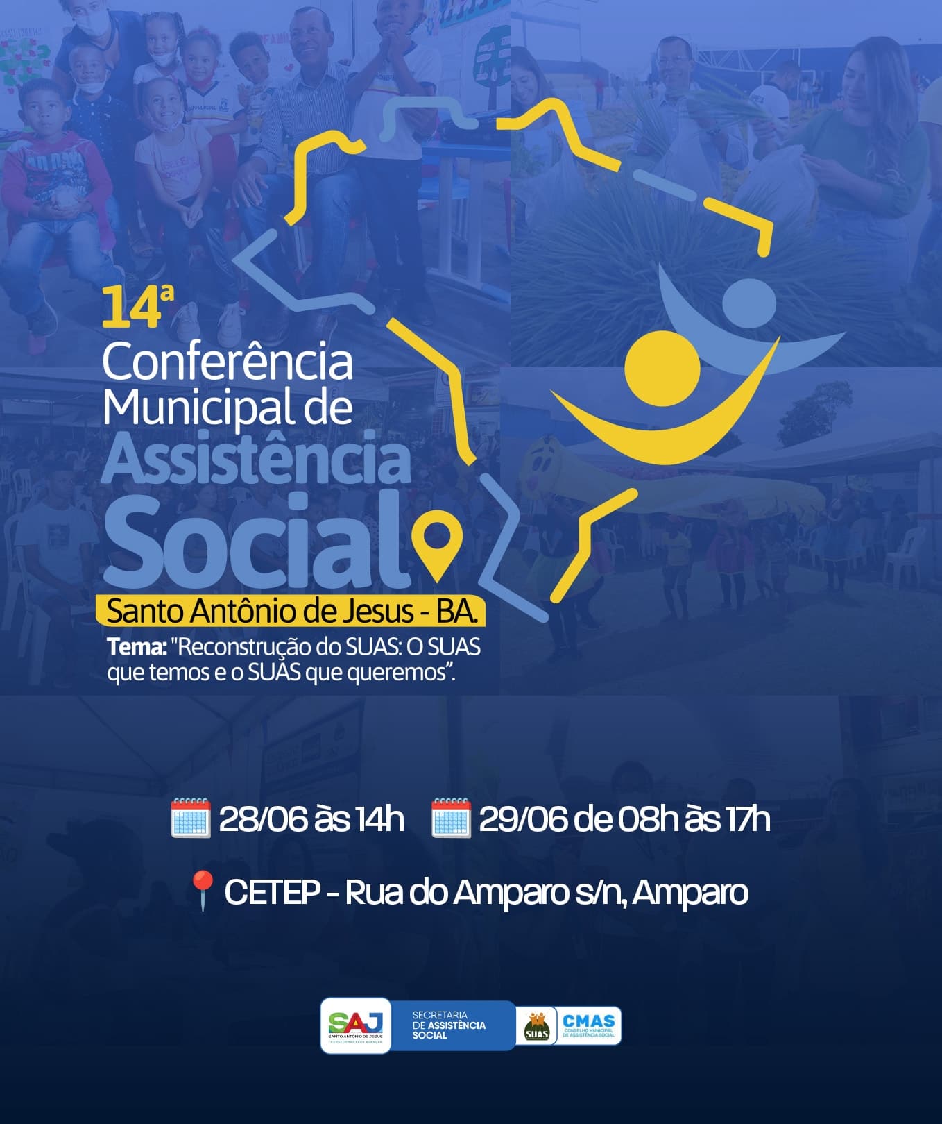 Prefeitura convida munícipes a participar da 14ª Conferência Municipal de Assistência Social