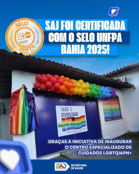 Prefeitura de Santo Antônio de Jesus recebe reconhecimento internacional com o Selo UNFPA Bahia 2025