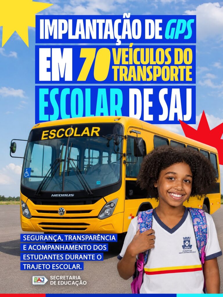 Prefeitura de Santo Antônio de Jesus deu início à implantação de GPS em 70 veículos do transporte escolar