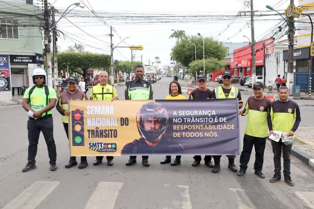 Prefeitura de Santo Antônio de Jesus promove Semana do Trânsito com ações educativas em Santo Antônio de Jesus
